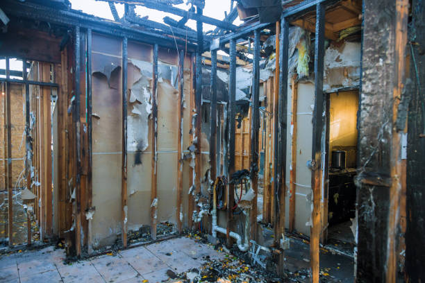 Professional Fire Damage Removal technician working in Lorenzo, TX